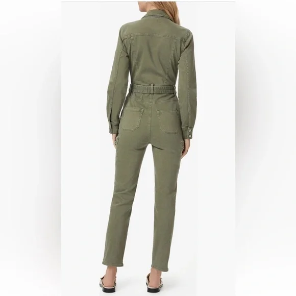 Paige Jolie Longsleeve Cotton Blend Jolie Jumpsuit Size 2 - Picture 8 of 8